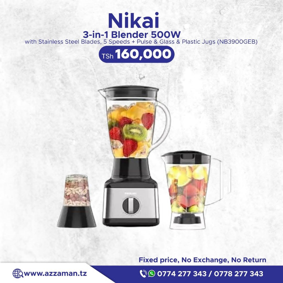 Nikai 3 in 1 Blender 500W