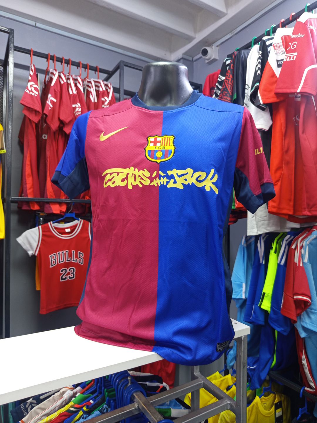 Barcelona Home Cactus Jack Jersey 2025 