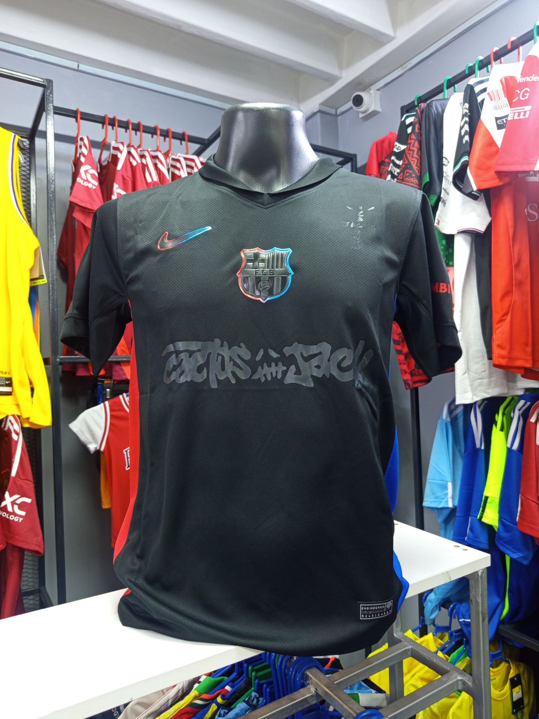 Barcelona Away Cactus Jack Jersey 2025  