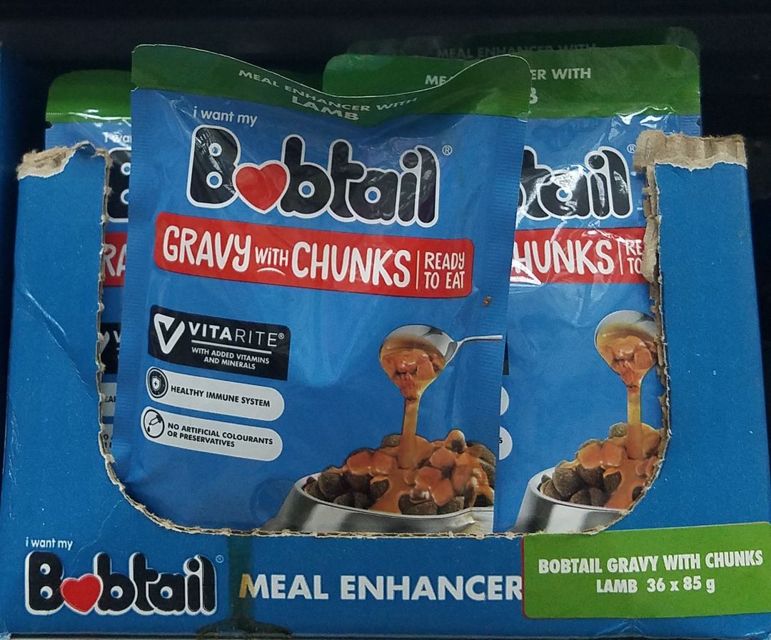 Bobtail Gravy Chunks Lamb Flav. 85gr