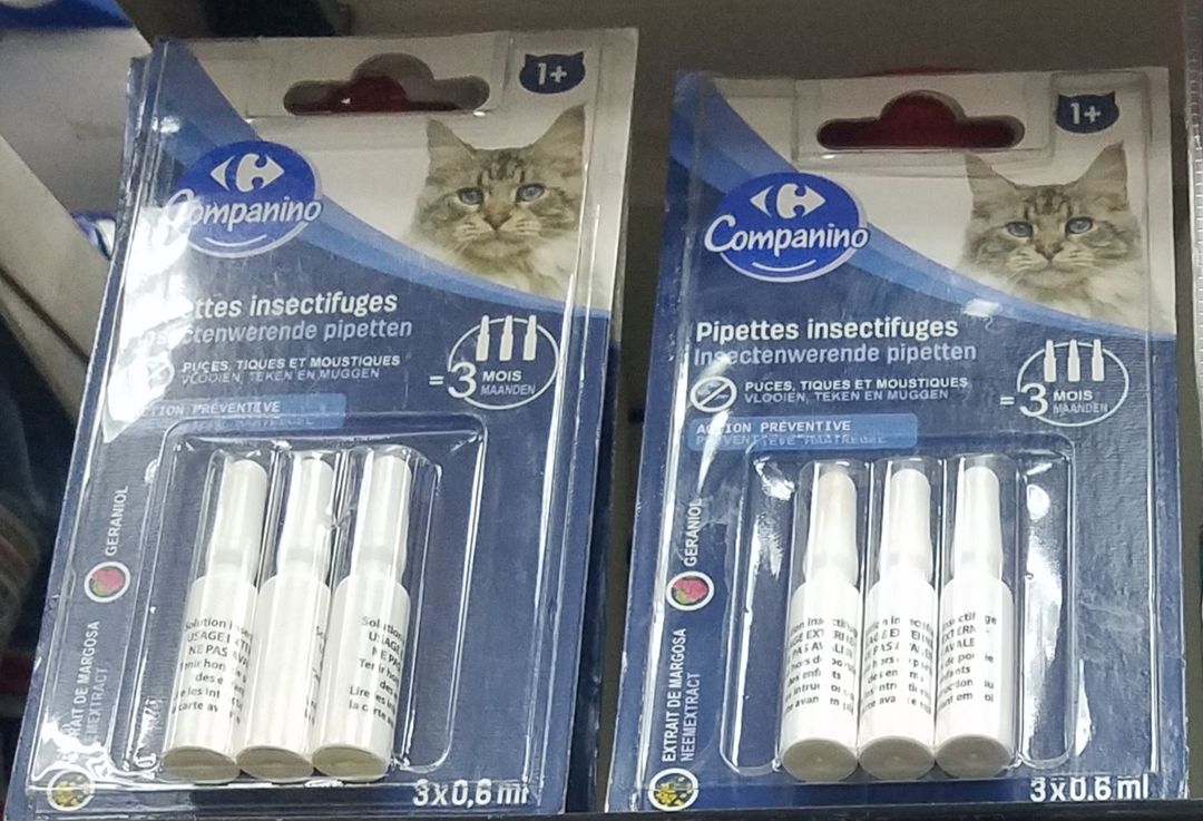 Crf Comp. Chat Pipettes Insect. 3x0.6ml
