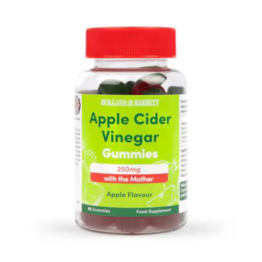 Holland & Barrett Apple Cider Vinegar 250mg with the Mother Apple Flavour 60 Gummies