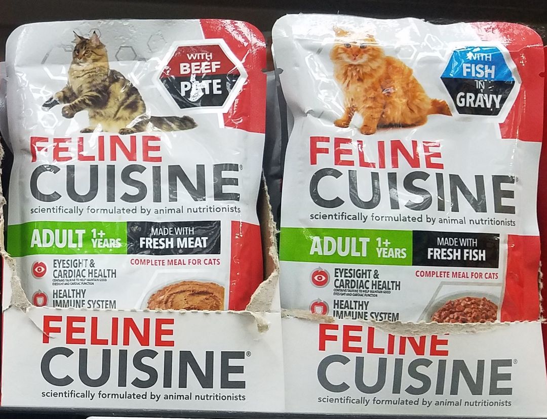 Feline Cuisine Cat Pate Meat Beef Ad. 85gr