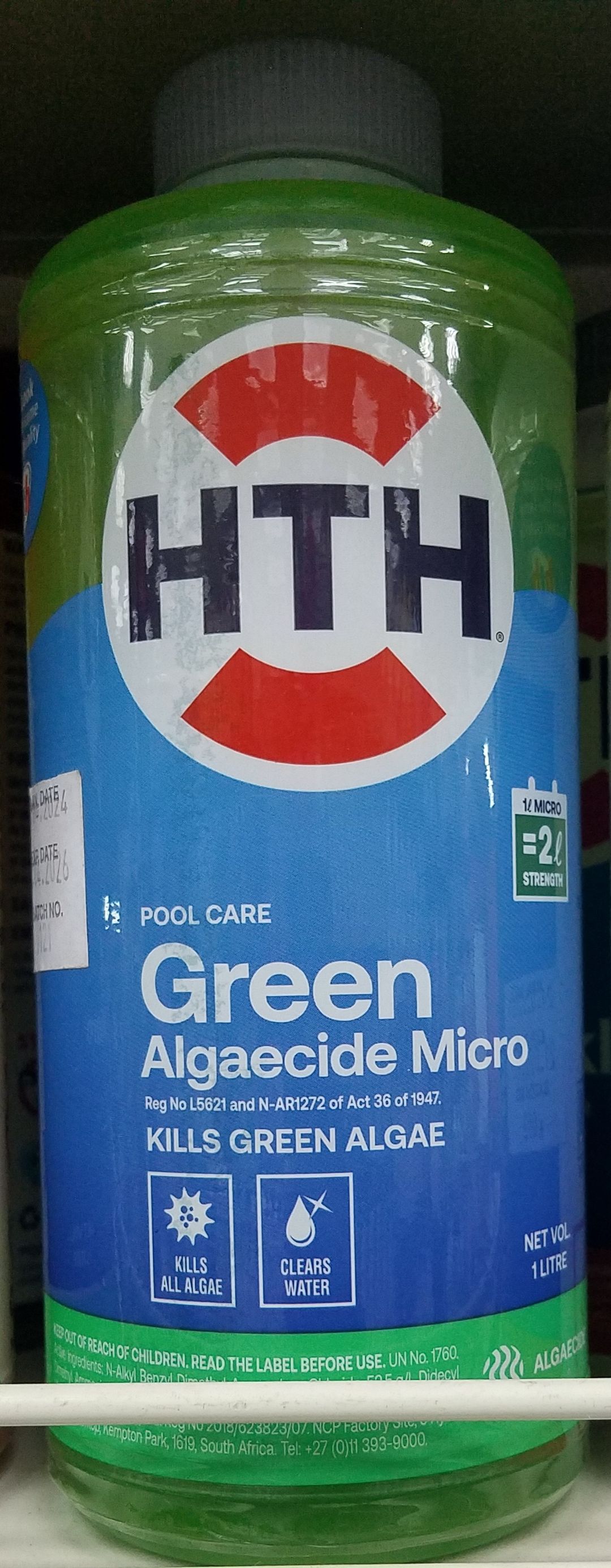 Hth Green Algaecid Micro 1lt
