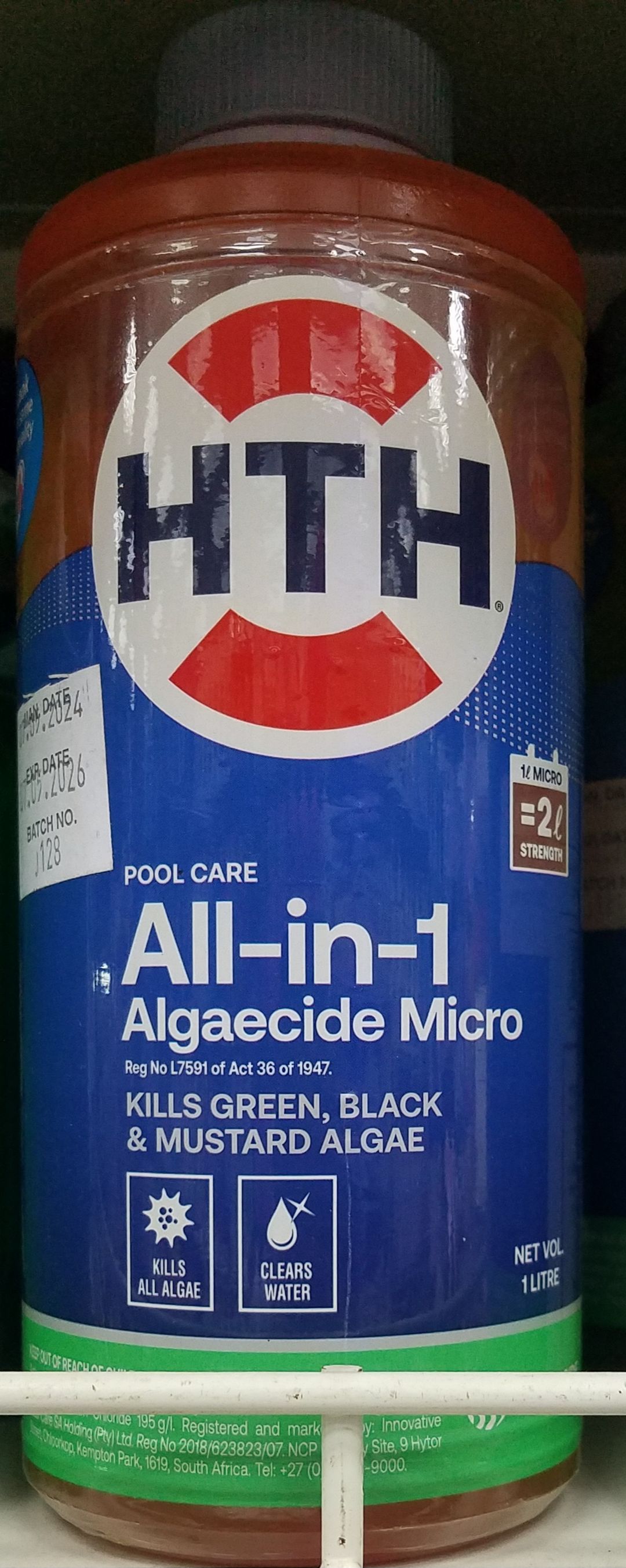 Hth All-In One Algaecide Micro 1lt