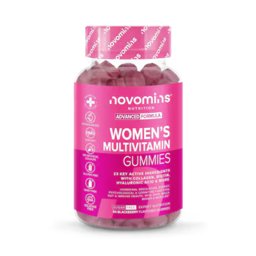 Novomins Women's Multivitamin 60 Blackberry Flavoured Gummies  3 (3)