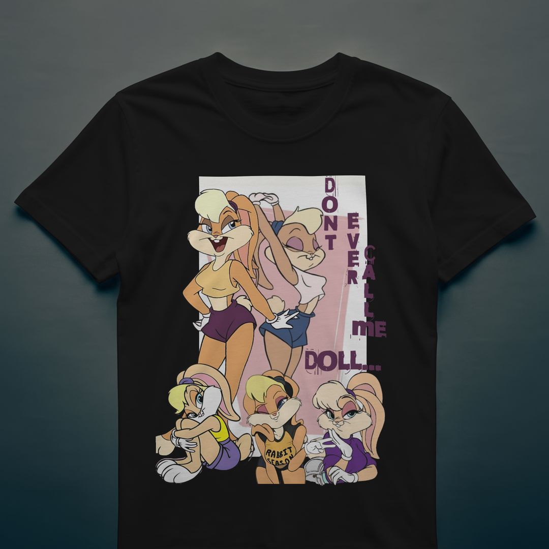 Lola Bunny_ Don't Ever T-Shirt Black