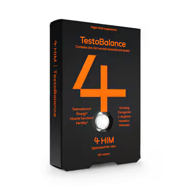 4Him Testobalance Testosterone Supplements For Men 60 Vegan Tablets