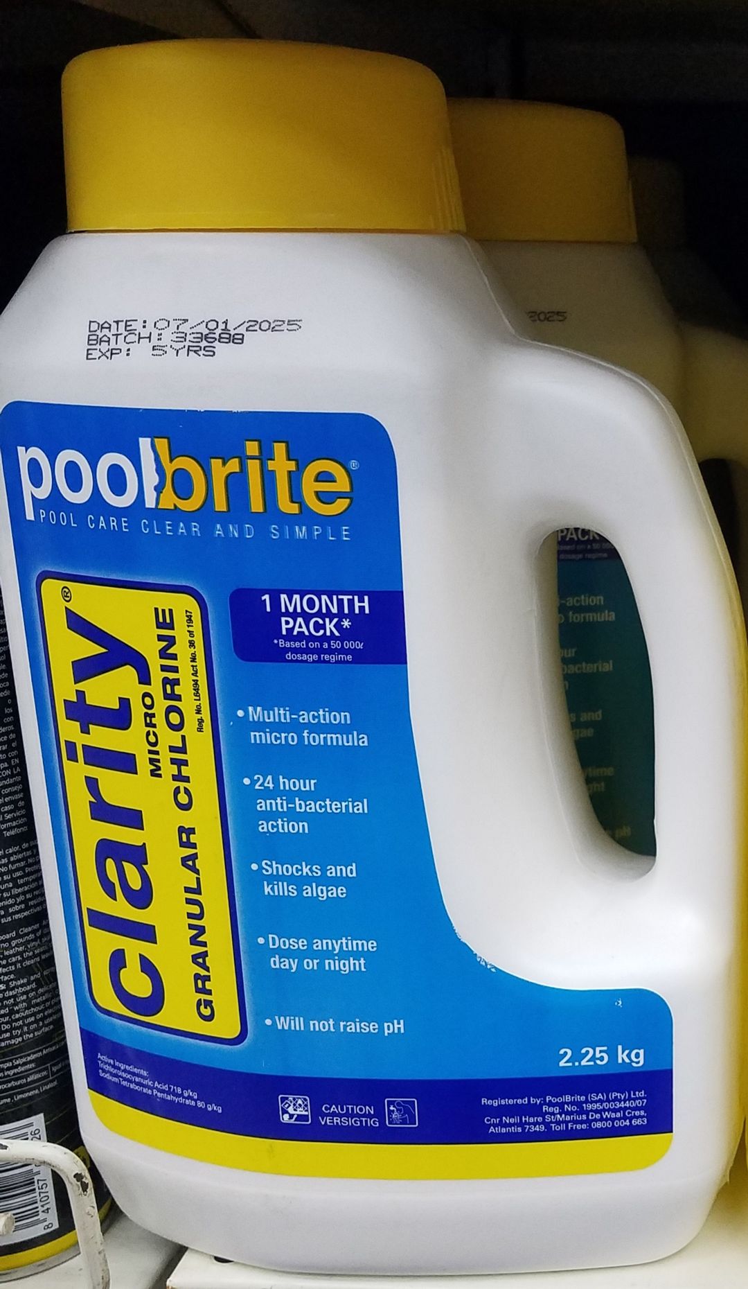 Clarity Granular Chlor. 2.25kg
