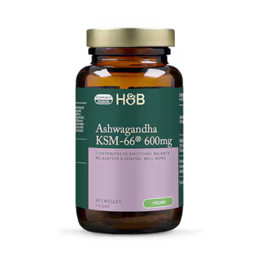 Holland & Barrett Ashwagandha KSM-66 600mg 30 Capsules