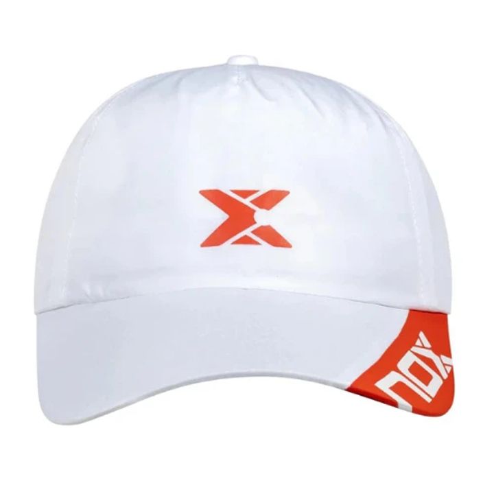NOX NOX WHITE CAP (Red Logo)
