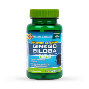 Holland & Barrett Maximum Strength Ginkgo Biloba 120mg 30 Capsules