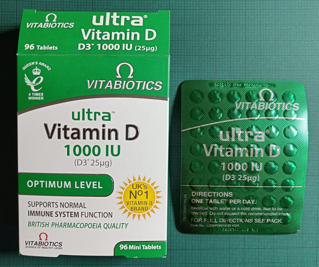 Ultra Vitamin D 1000IU (96 Tablets)