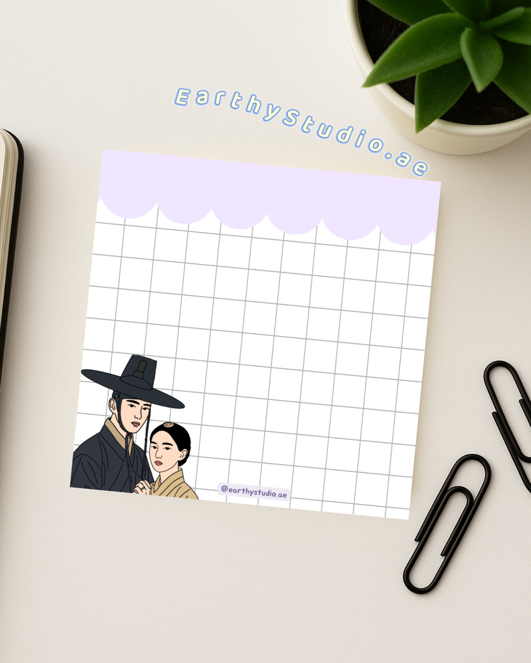 K-drama the first night with duke sticky notes 