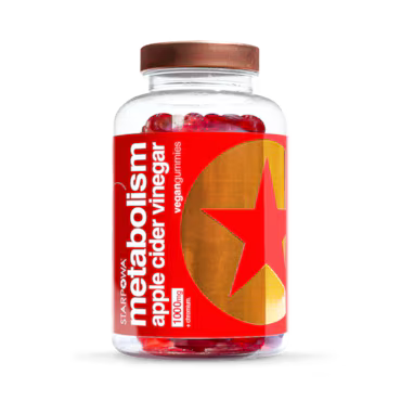Starpowa Metabolism ACV Apple Cider Vinegar 1000mg 60 Vegan Gummies