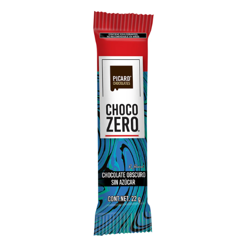 Chocolate oscuro zero azúcar 