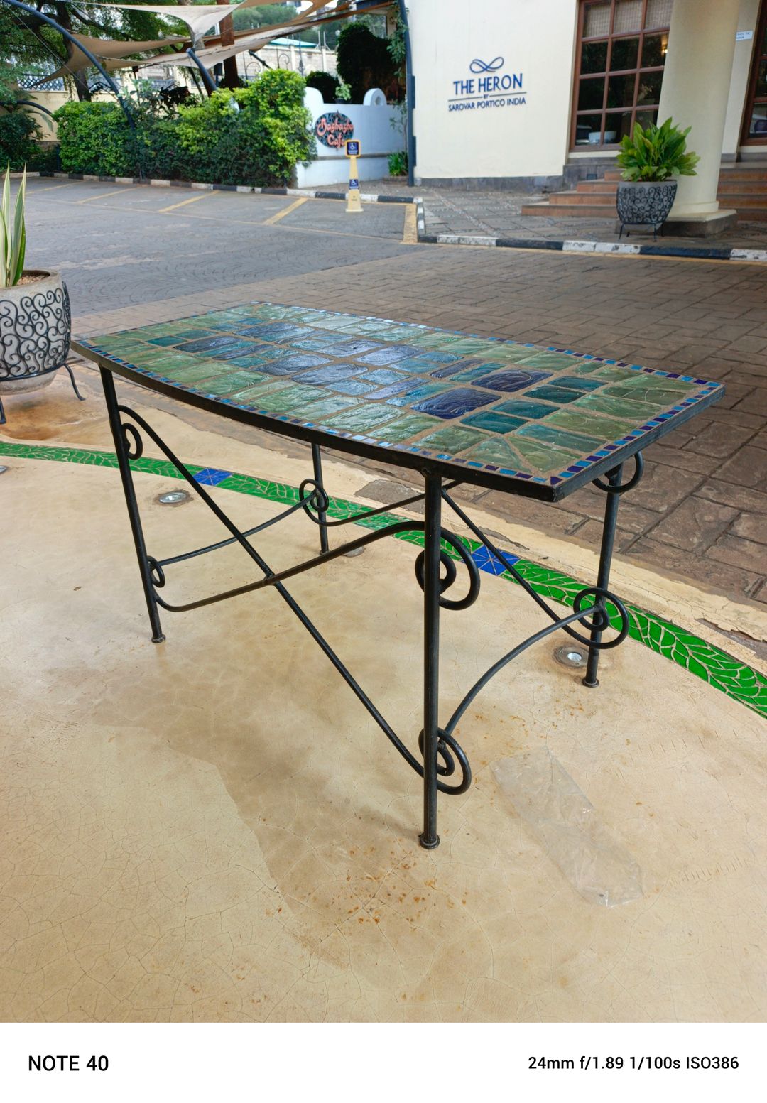 Mosaic Garden Table