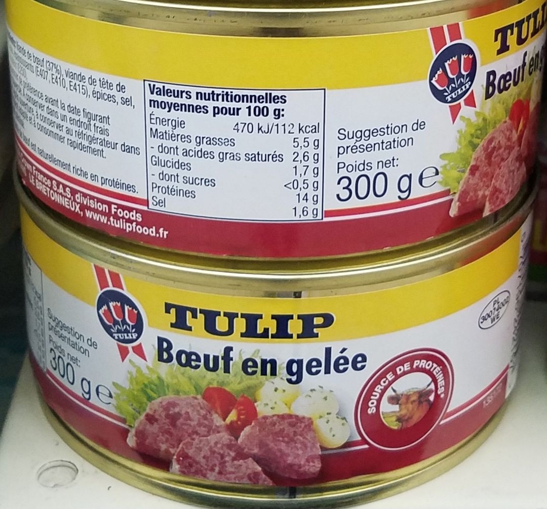 Tulip Boeuf En Gelee 300gr
