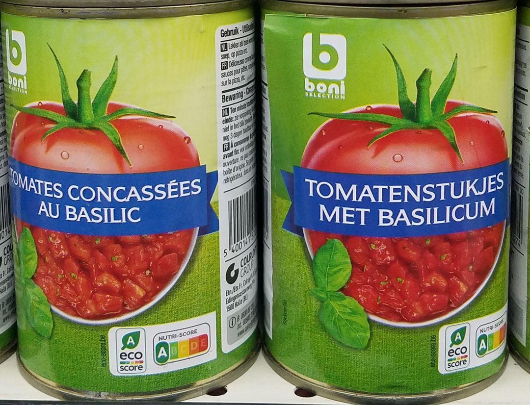 Boni Sel Tomates Concas. Au Basilic 400gr