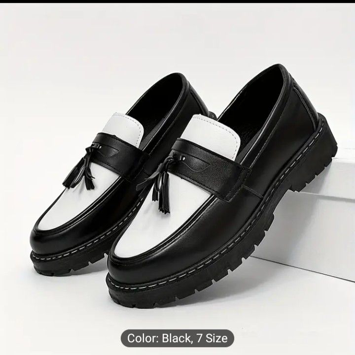 Quality leather black shoe