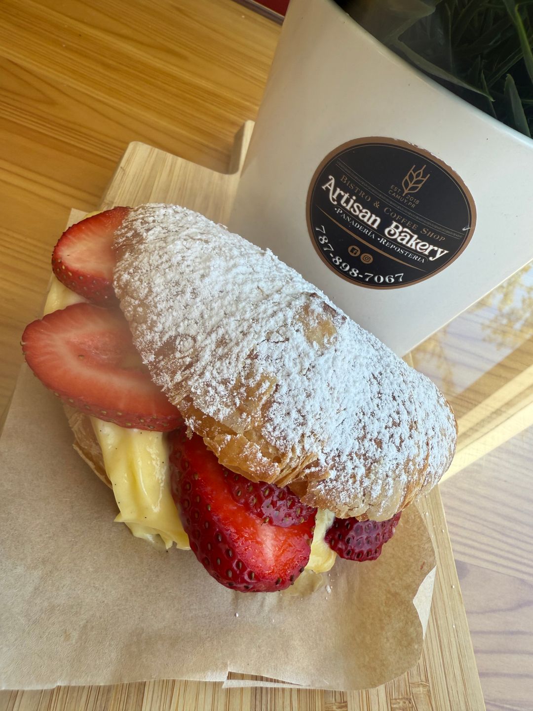 Strawberry Croissant 