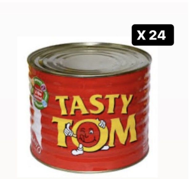 Tomatoes paste tin