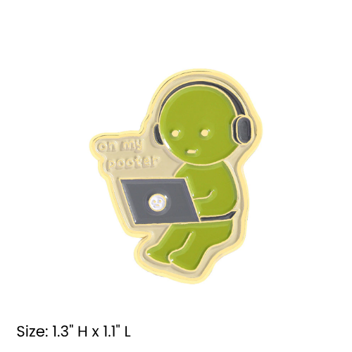On My Pooter Smiski Pin