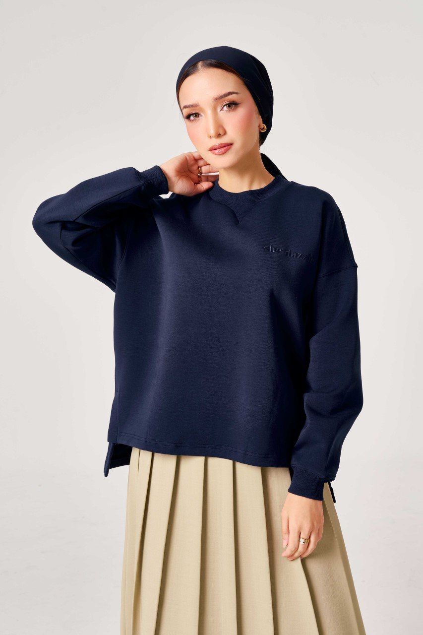 (Pre-order) She Dazzle Elora Jumper - Navy Blue