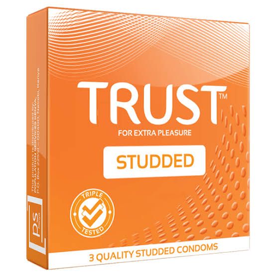 Trust Studded condoms - Pack of 3's