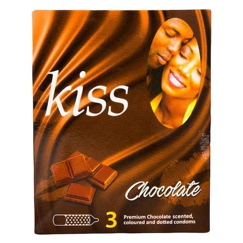 Kiss Chocolate Condoms - Pack of 3's