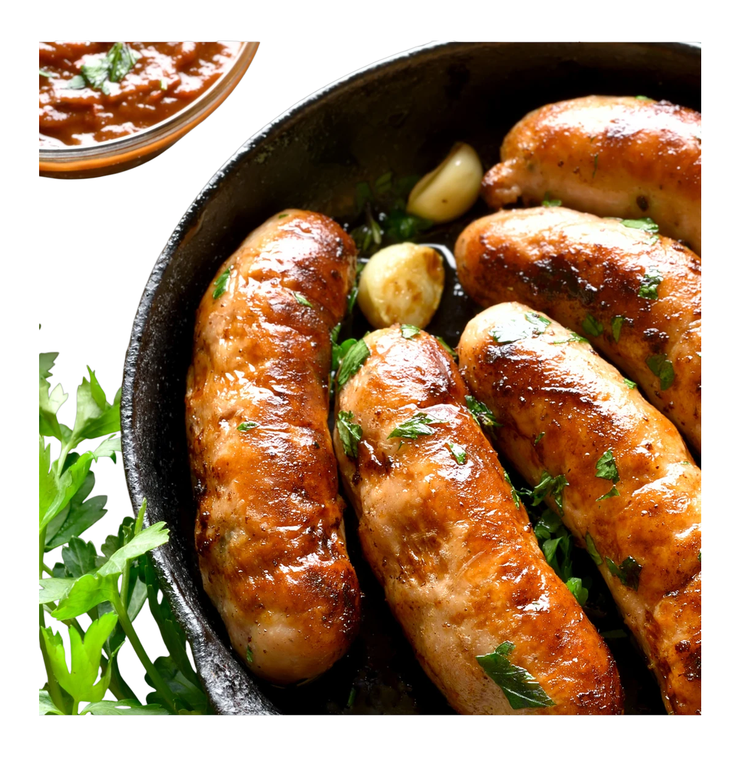 Sizzle & Spice Sausage - Feta & Cilantro (Thick) / Sizzle & Spice Sausage - Feta & Cilantro (Thick)