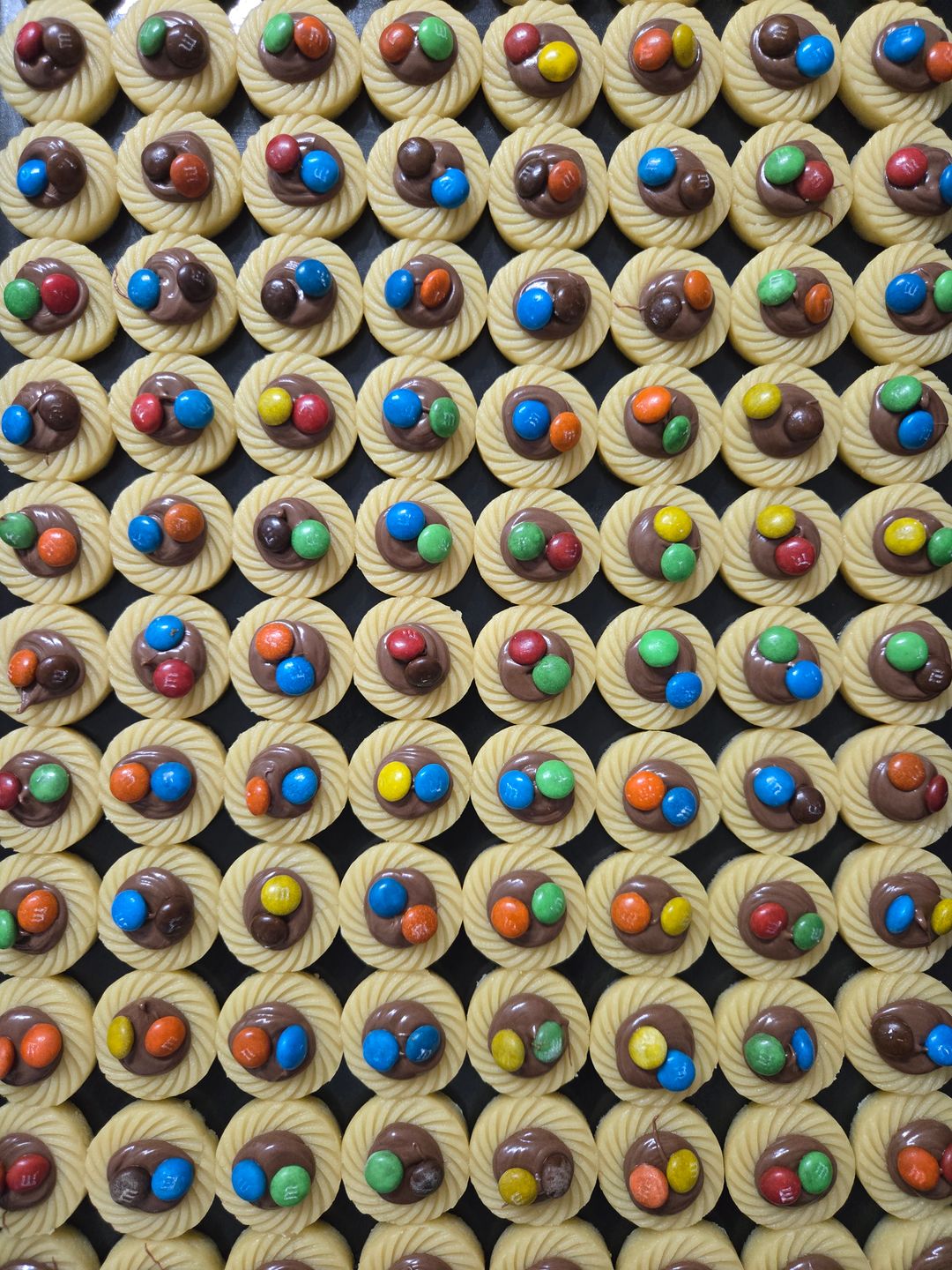 M&M Nutella Tart