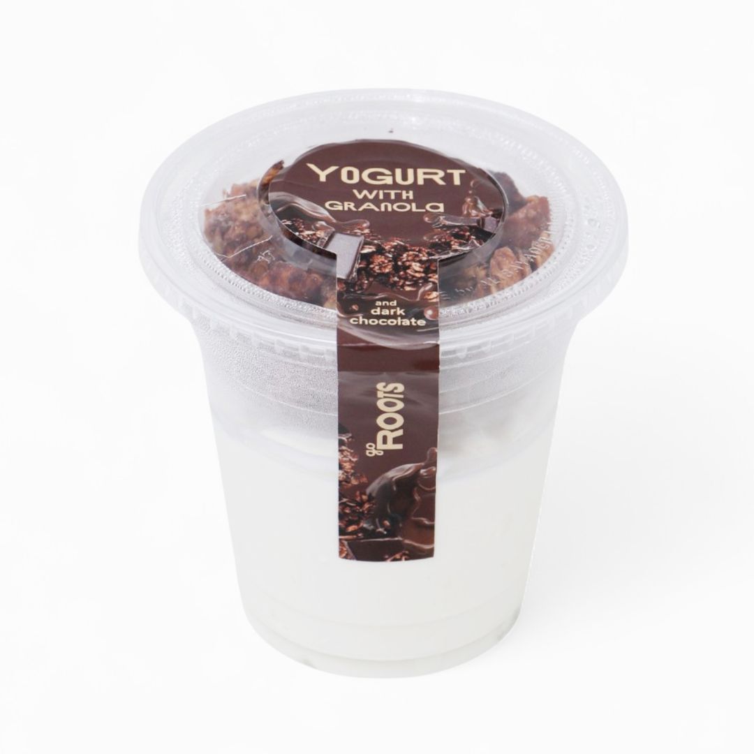 Roots Yogurt with Granola & Dark Chocolate 200g