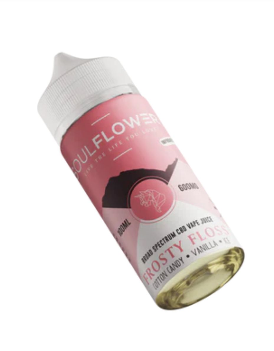 Soulflower CBD Vape Juice Frosty Floss 