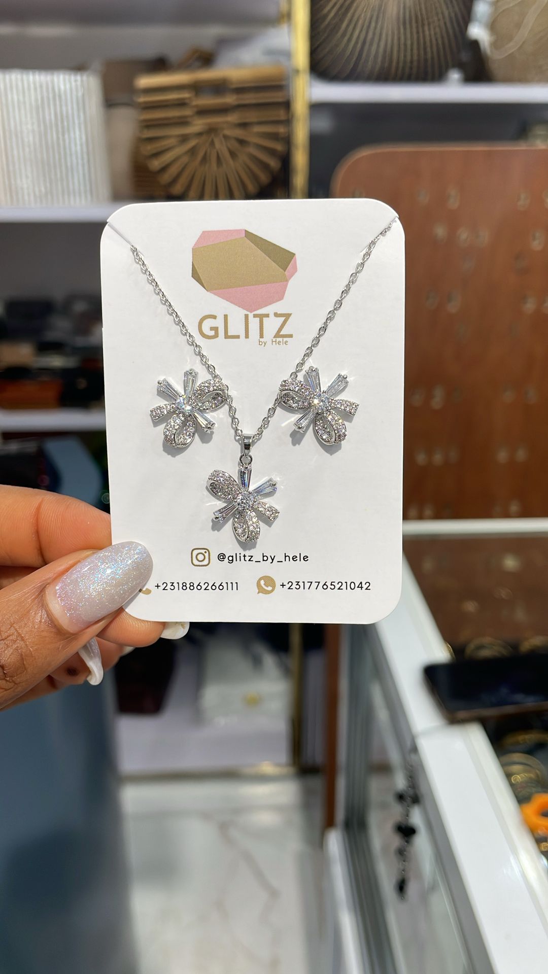 Zirconia Set-Silver-001