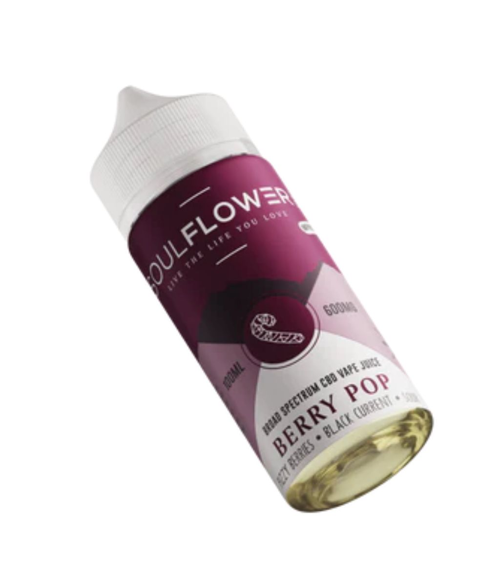 Soulflower CBD Vape Juice Berry Pop