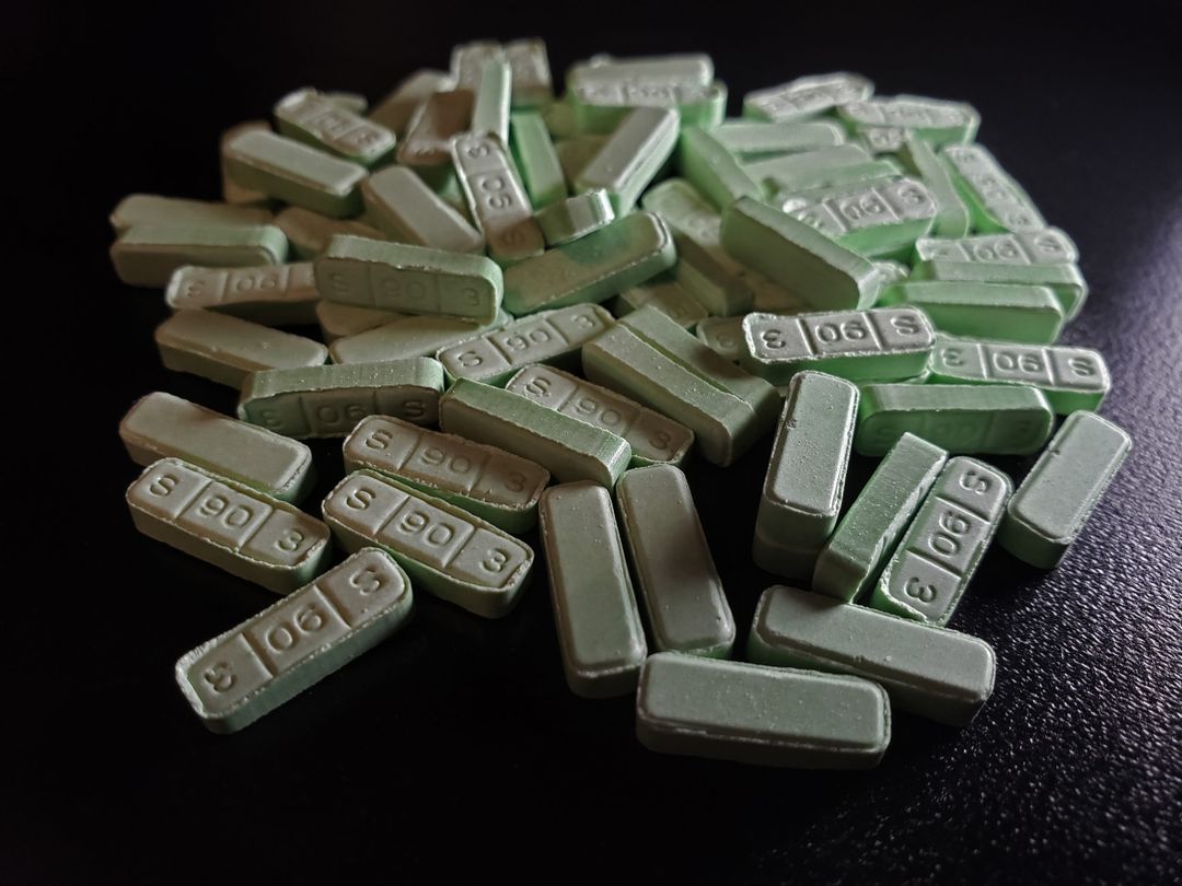 green xanax bar
