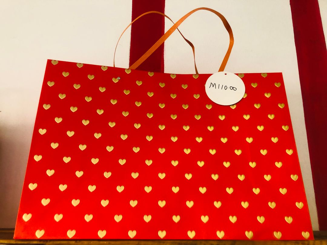 Red paper bag by Absolute Creations