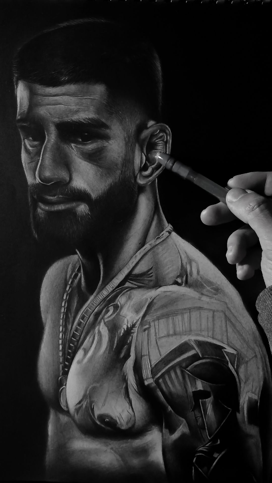 Topuria "El Matador" portrait.