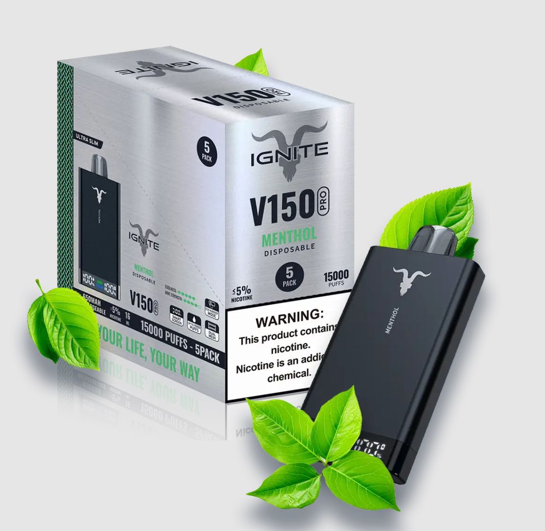 V150 Menthol Case (5pack)