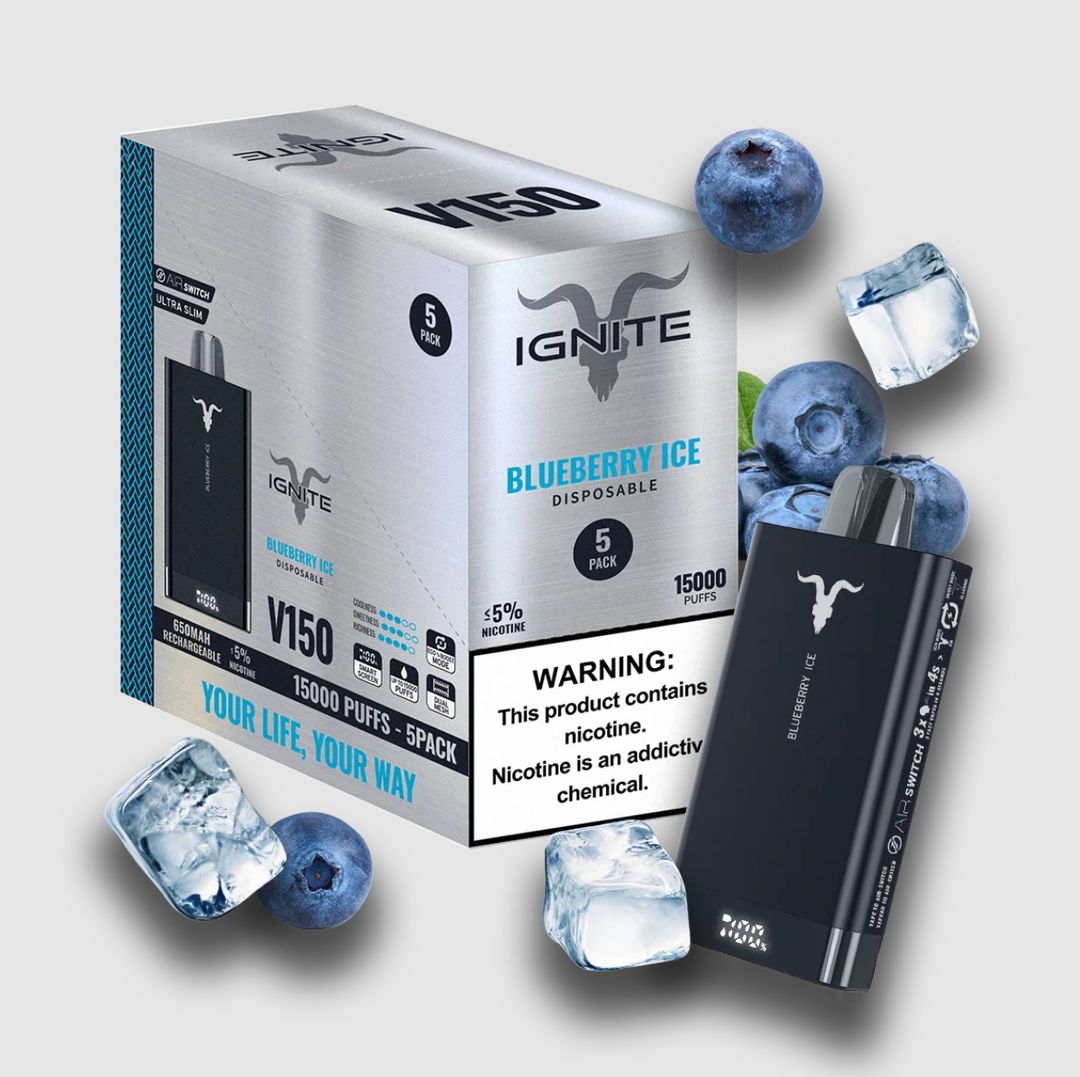 V150 Blueberry Ice Case (5 Pack)