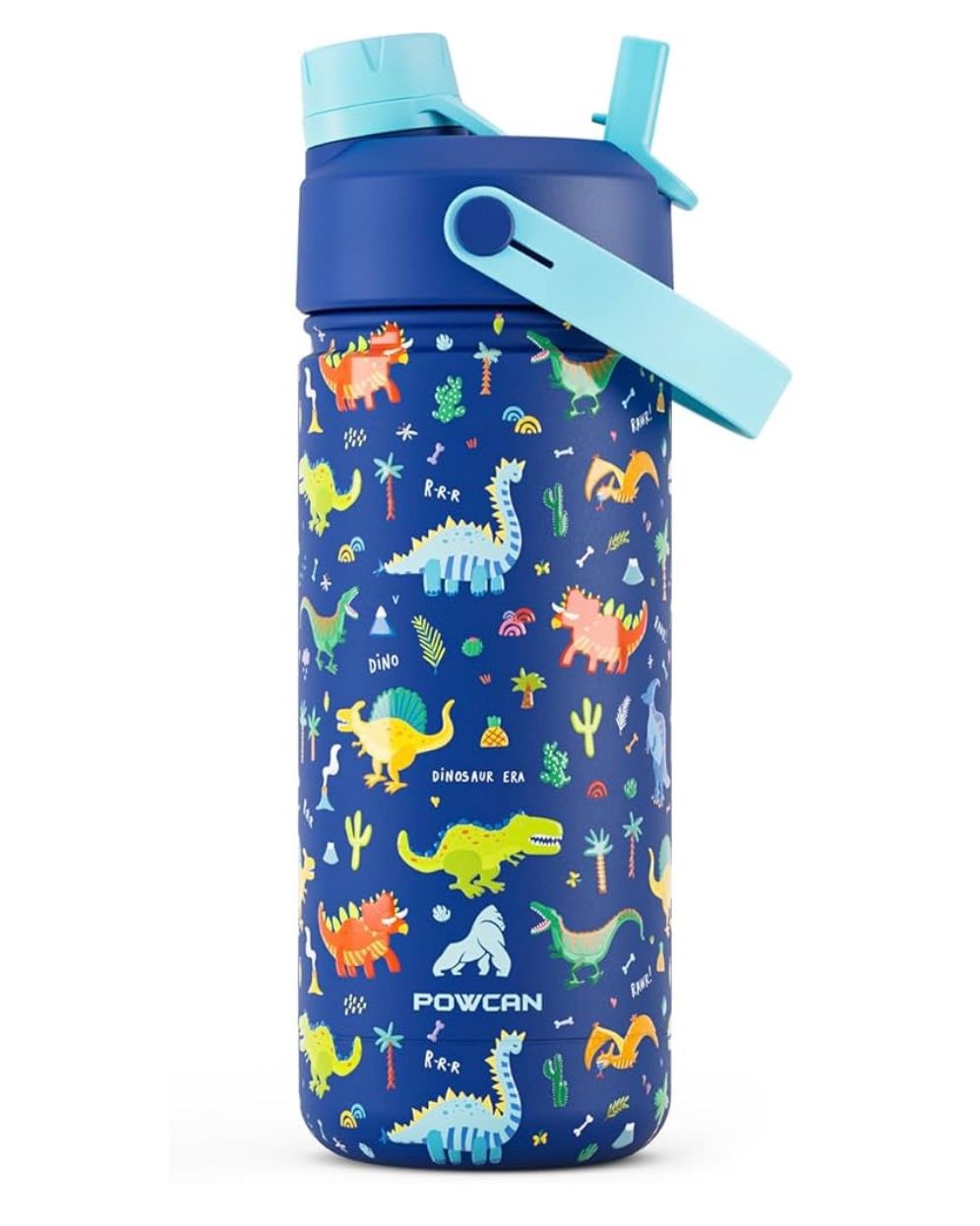 Termo dinosaurio acero inoxidable 18 oz