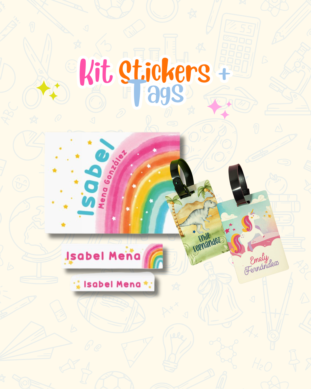 Kit Stickers + Tags