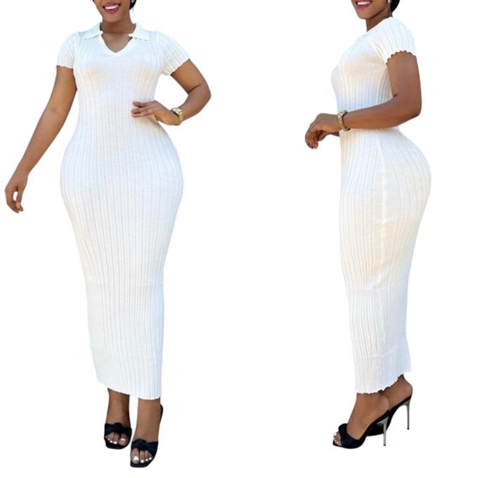 CHIC ROBE DE SOIRÉE -BLANC