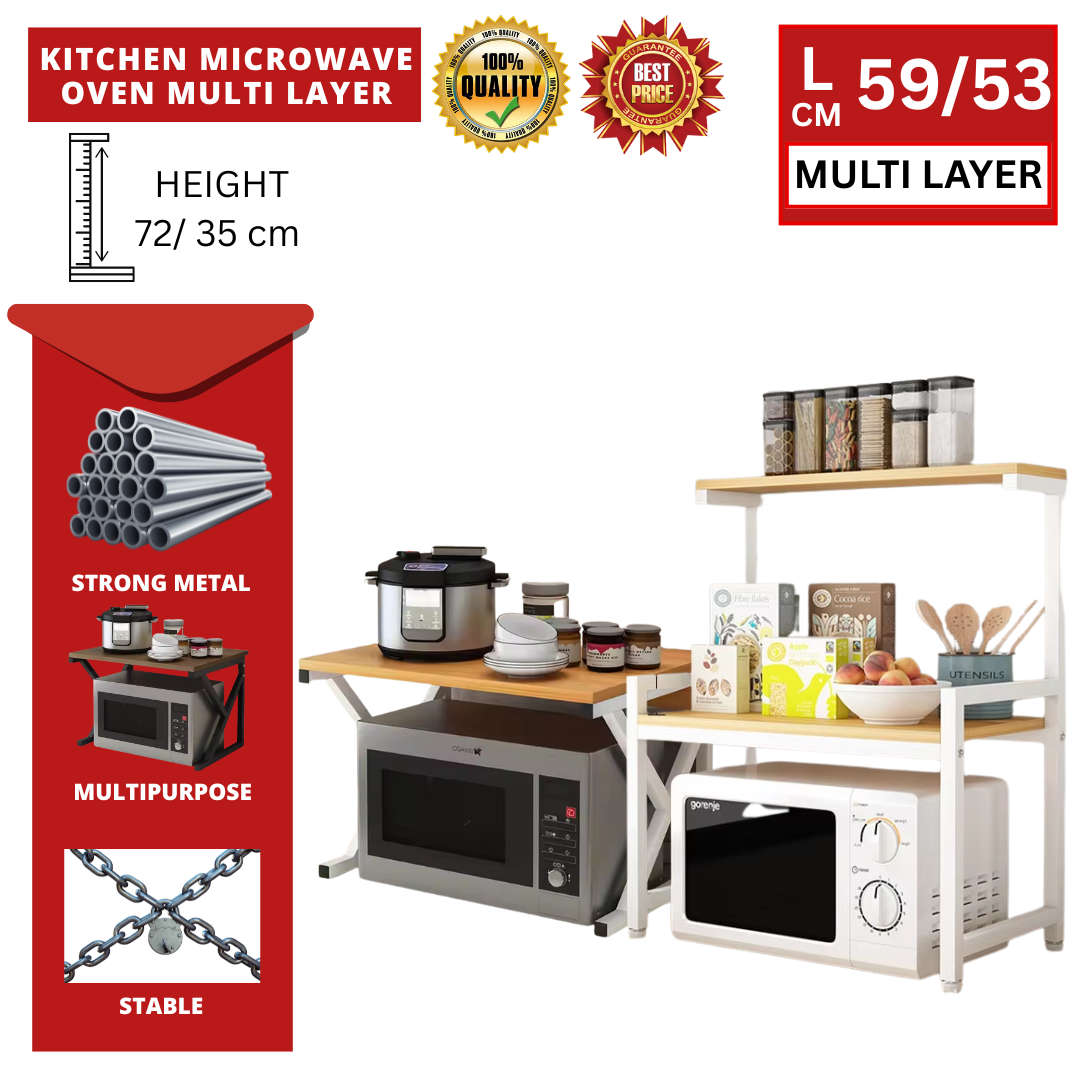 KITCHEN MICROWAVE OVEN MULTI LAYER (RAK KETUHAR)