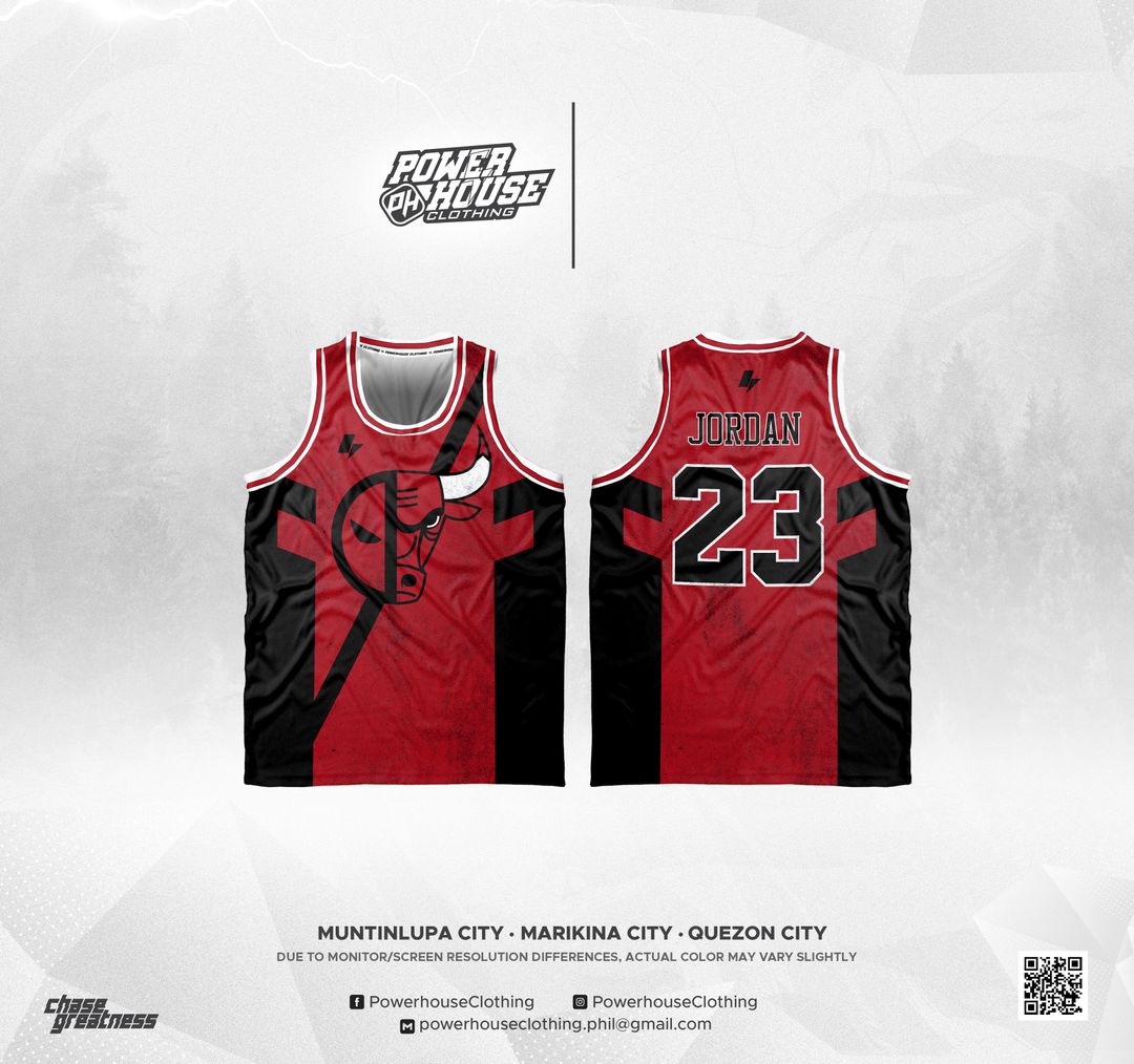 BASKETBALL JERSEY UPPER (BULLS X DEADPOOL COLLABORATION)