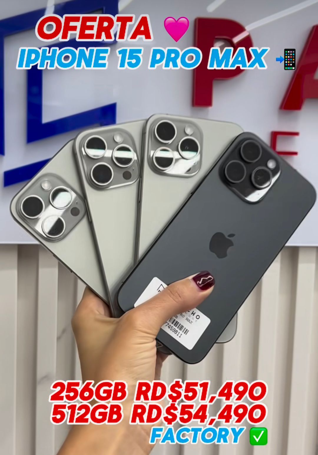 IPHONE 15 PRO MAX / 512 GB