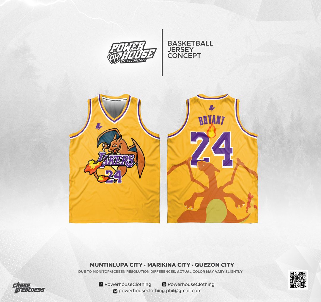 BASKETBALL JERSEY ( LAKERS X POKEMON COLLAB)