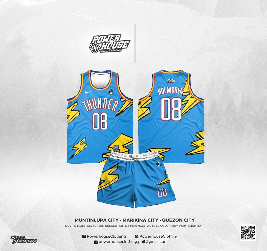 BASKETBALL JERSEY (THUNDER X THUNDER)