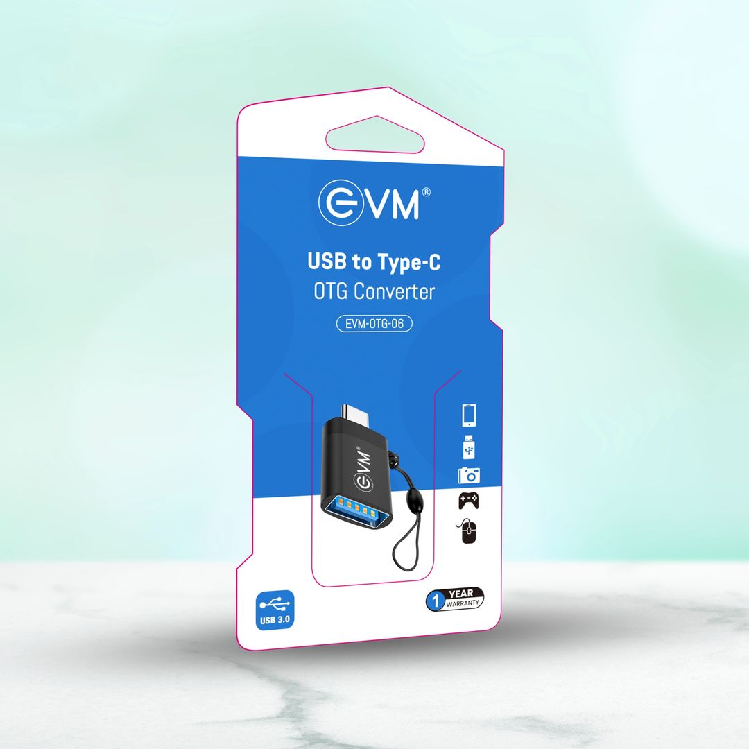 EVM-OTG-06 USB To Type-C OTG Converter Aluminum Alloy Body
